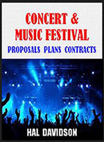 Concert & Music Festival Proposal Plans Contract book cover