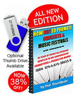 How Not To Promote Concerts & Music Festivals book cover and order link